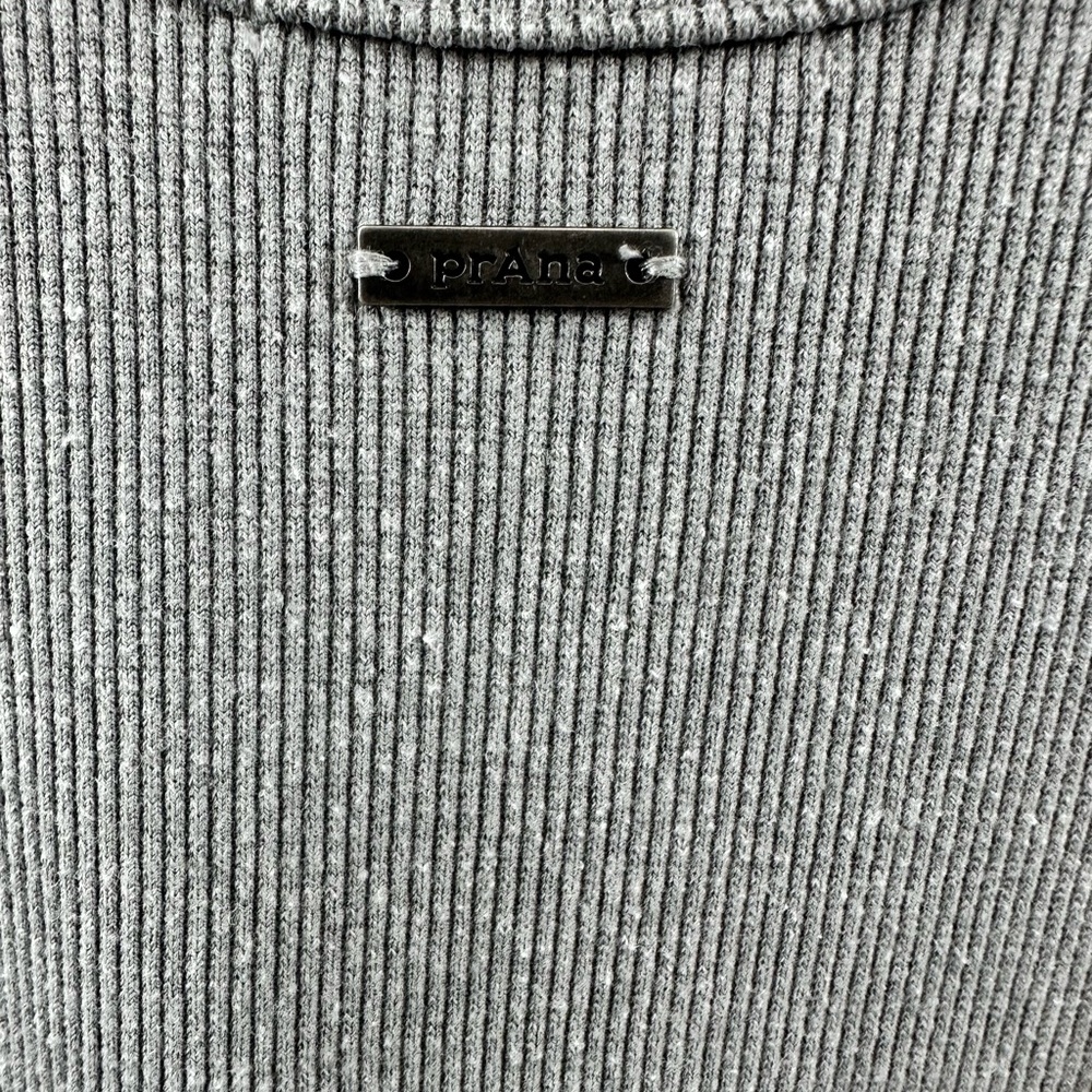 prAna Cozy Up Bayjour Jumpsuit Size Small Gray Hemp Blend - Picture 8 of 10